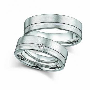 Trauringe Palladium von Fischer 20 10112/060